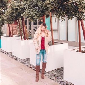 Ice Breaker Pocketed Sherpa Statement Jacket